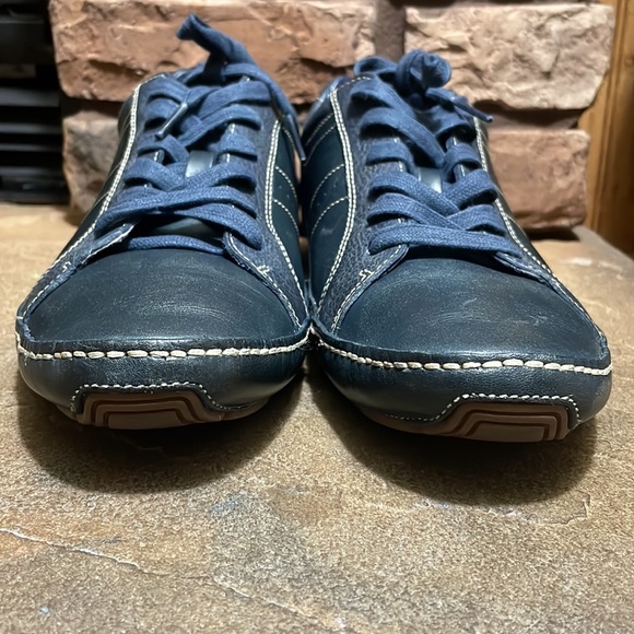 Mens Cole Hann Nike Air Blue Leather Loafer - Picture 9 of 10